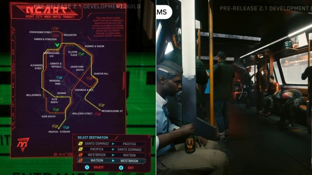 Metro System in Cyberpunk 2.1