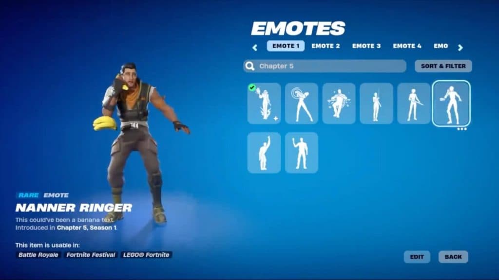 How to get limited Nanner Ringer Emote for free in Fortnite