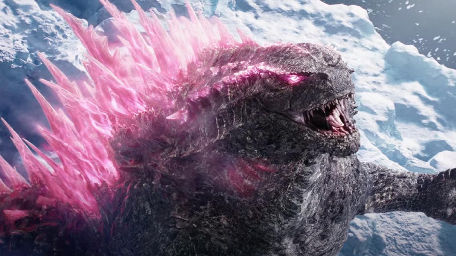 Godzilla in the Godzilla x Kong trailer