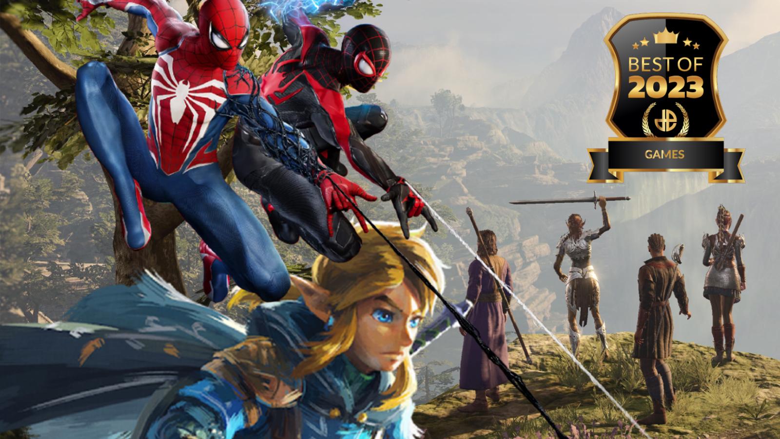 Marvel's Spider-Man 2 Link from Zelda and Baldur's Gate 3 in Dexerto's Game of the Year