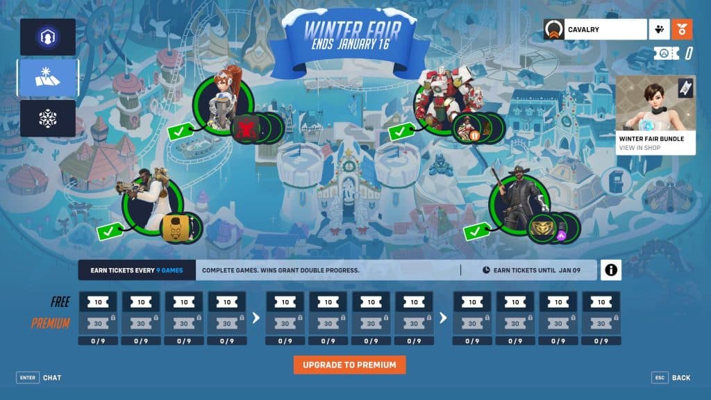 Battle Pass for OW2 Winter Event