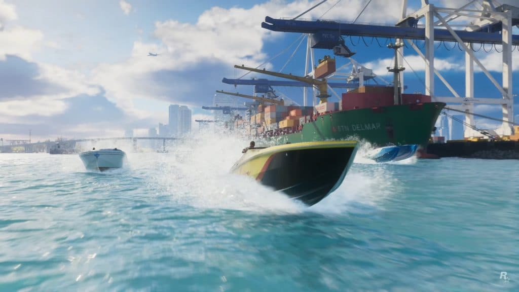 A screenshot from GTA 6 trailer