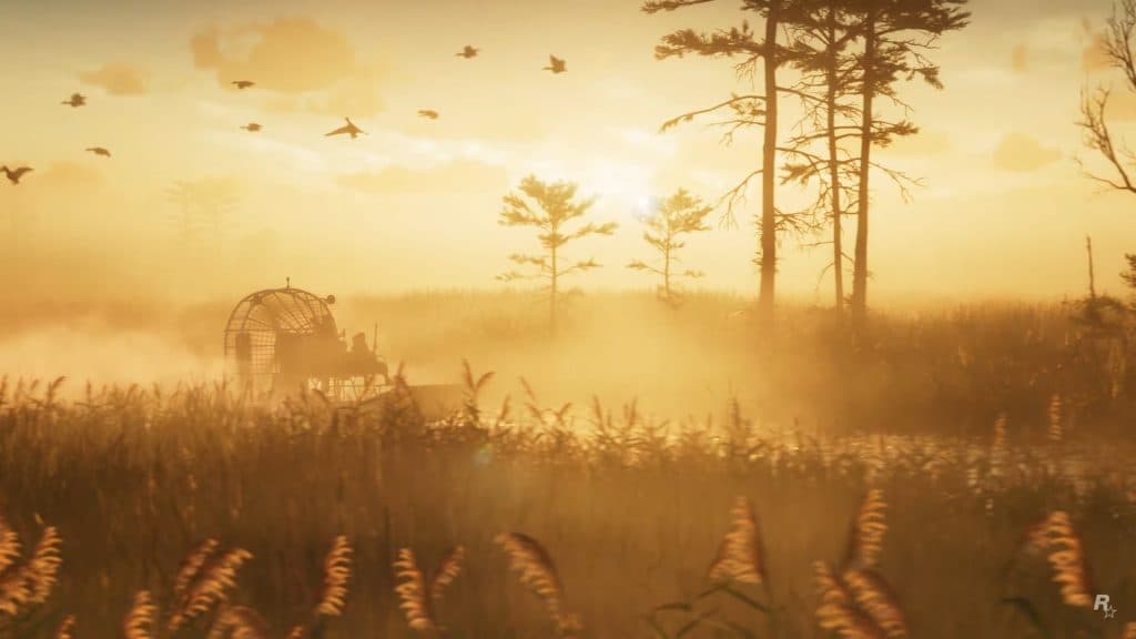 A screenshot from the GTA 6 trailer
