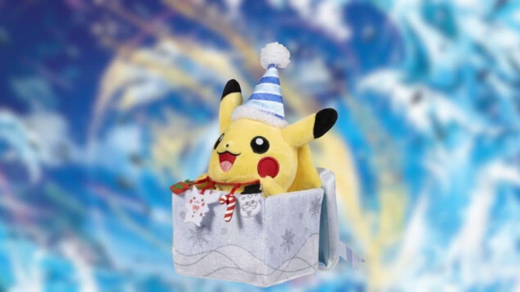 Pokemon 2021 Holiday Undersea Pikachu Plush