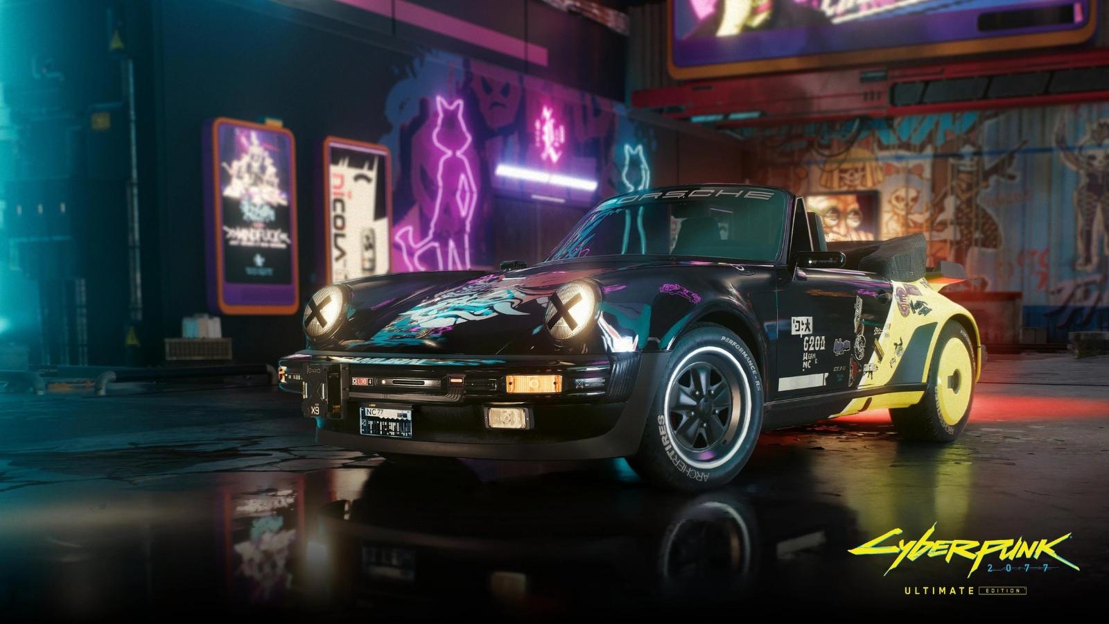 Cyberpunk 2077 Porsche 911 Cabriolet cover