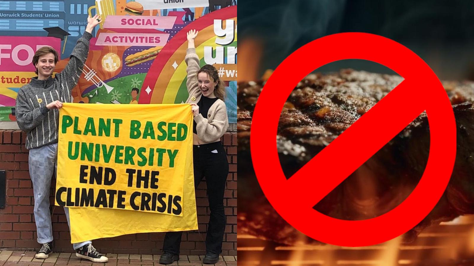 students vote to ban meat and go full plant-based at university