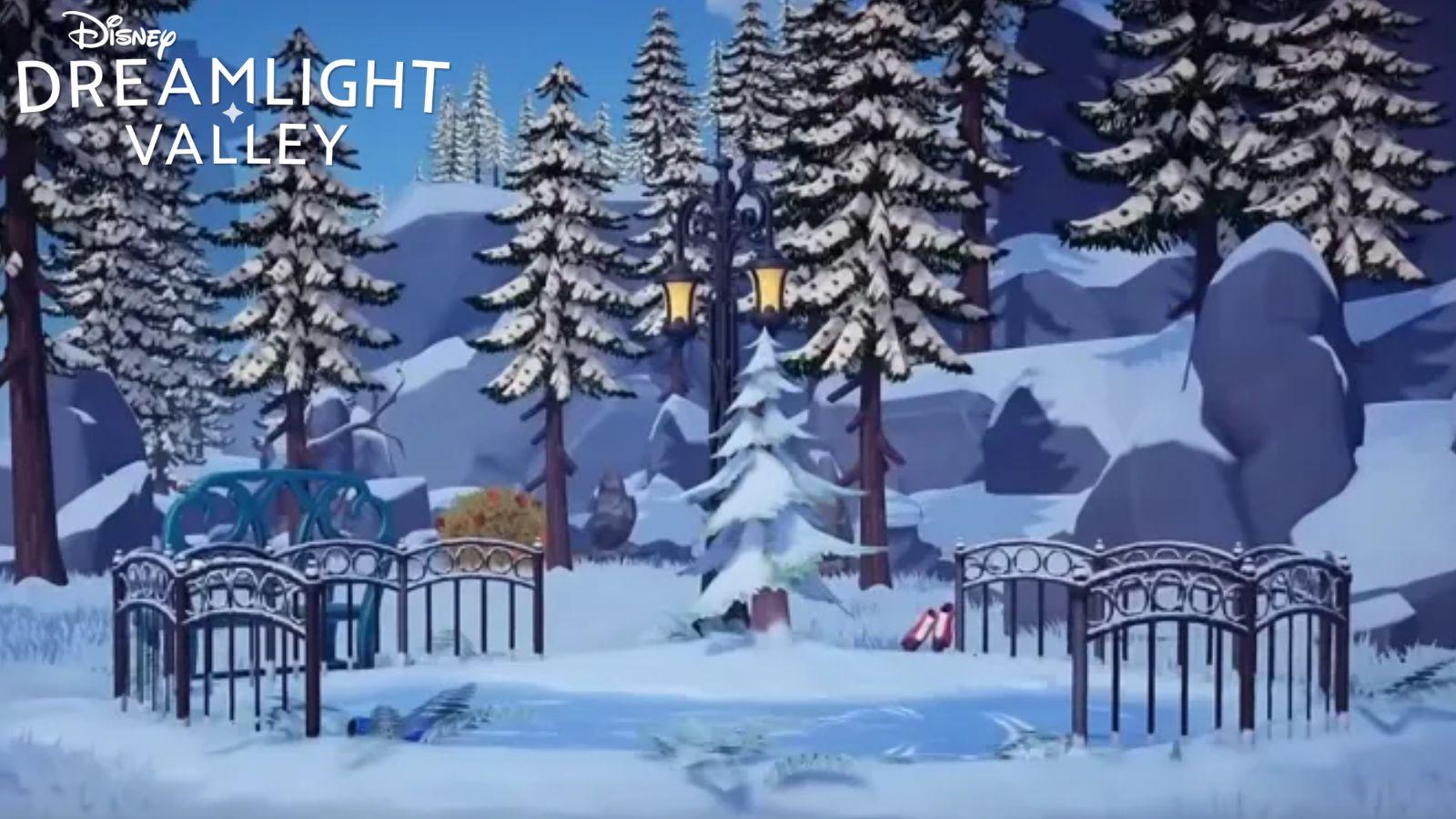 Disney Dreamlight Valley Winter Star path