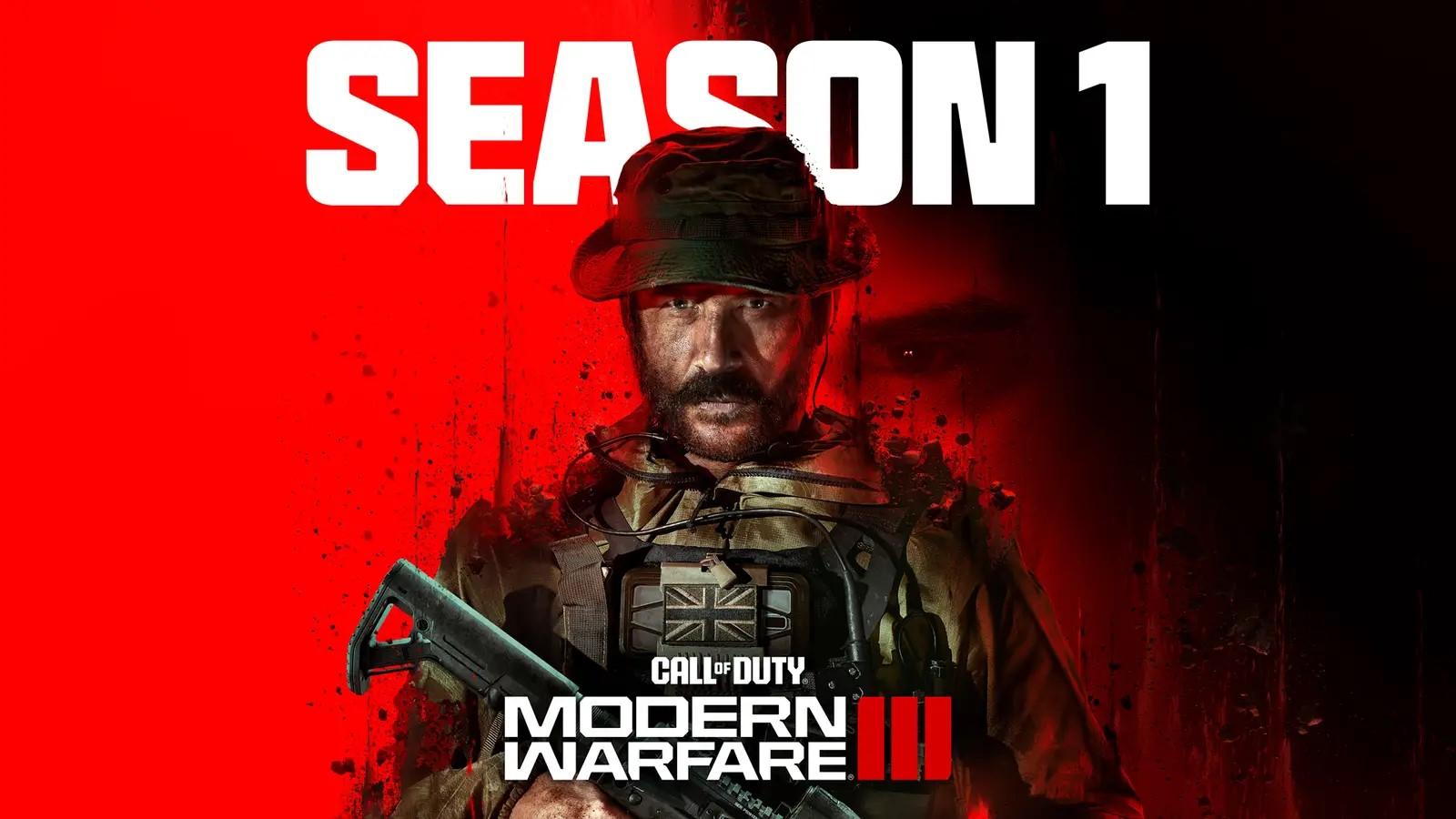 MW3 Captain Price looking at camera to advertise Season 1
