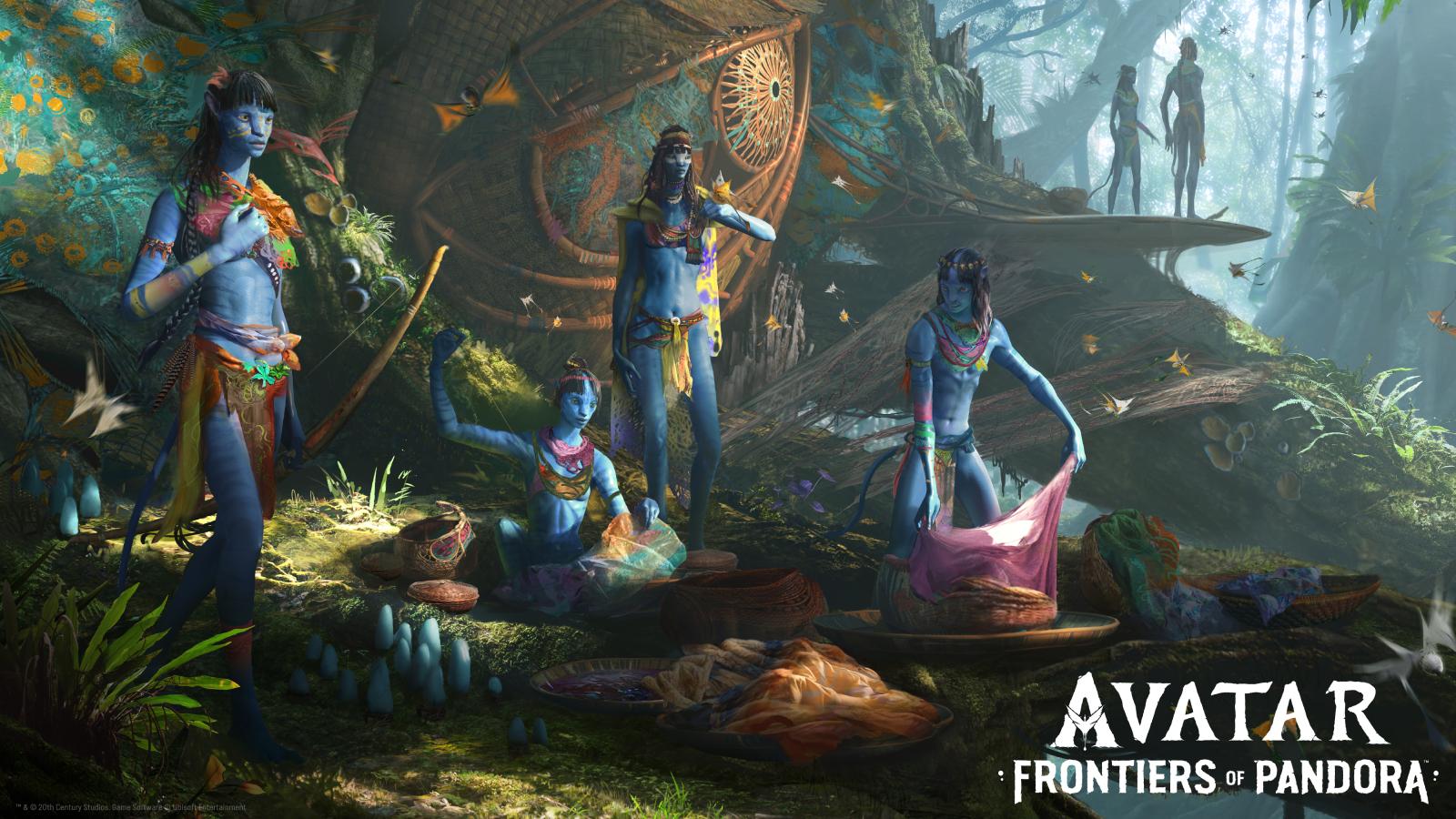 an image of some Na'vis in Avatar: Frontiers of Pandora