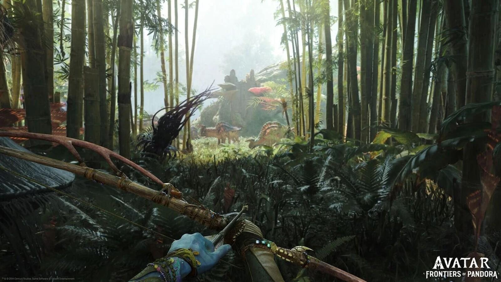 An image of keyart from Avatar: Frontiers of Pandora.