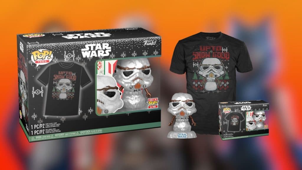 Star War Holiday Stormtrooper Pop! & Tee set