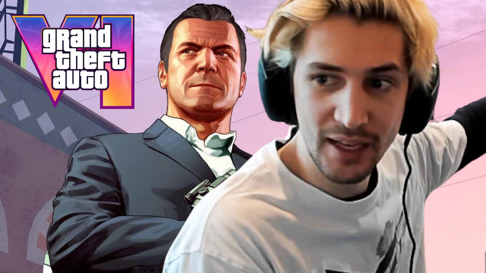 michael from gta 5 with xqc wanting gta 6