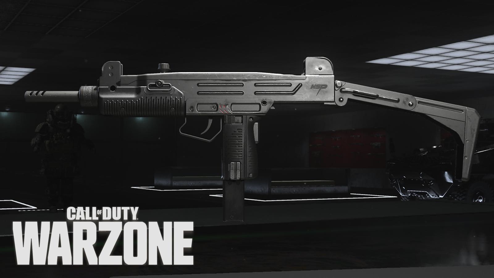 WSP-9 SMG with Warzone logo.