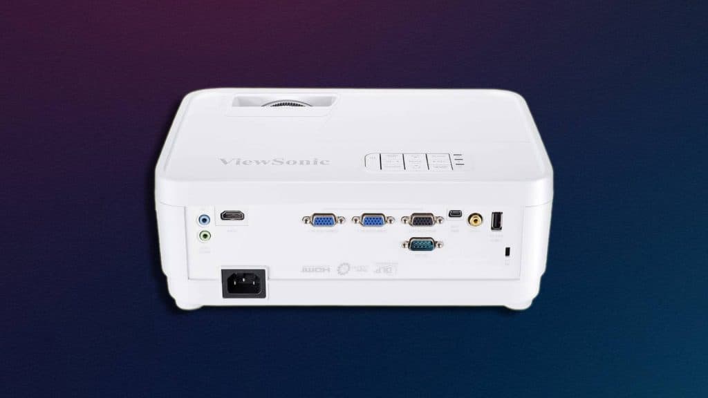 Projector connectivity ports