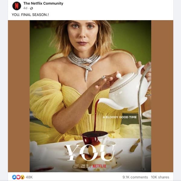 Fake Elizabeth Olsen You Season 5 poster