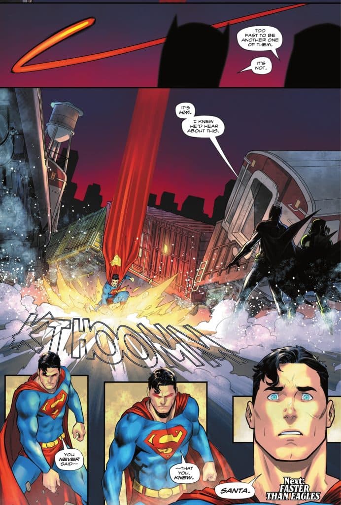 Superman learns Batman knows Santa Claus