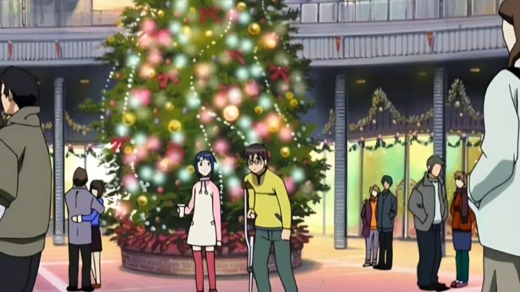 A screenshot from Love Hina Christmas Special Silent Eve