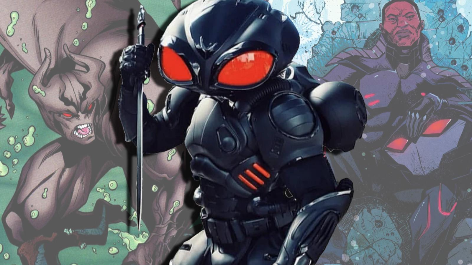 Black Manta in DC Comics and the DC Extended Universe.