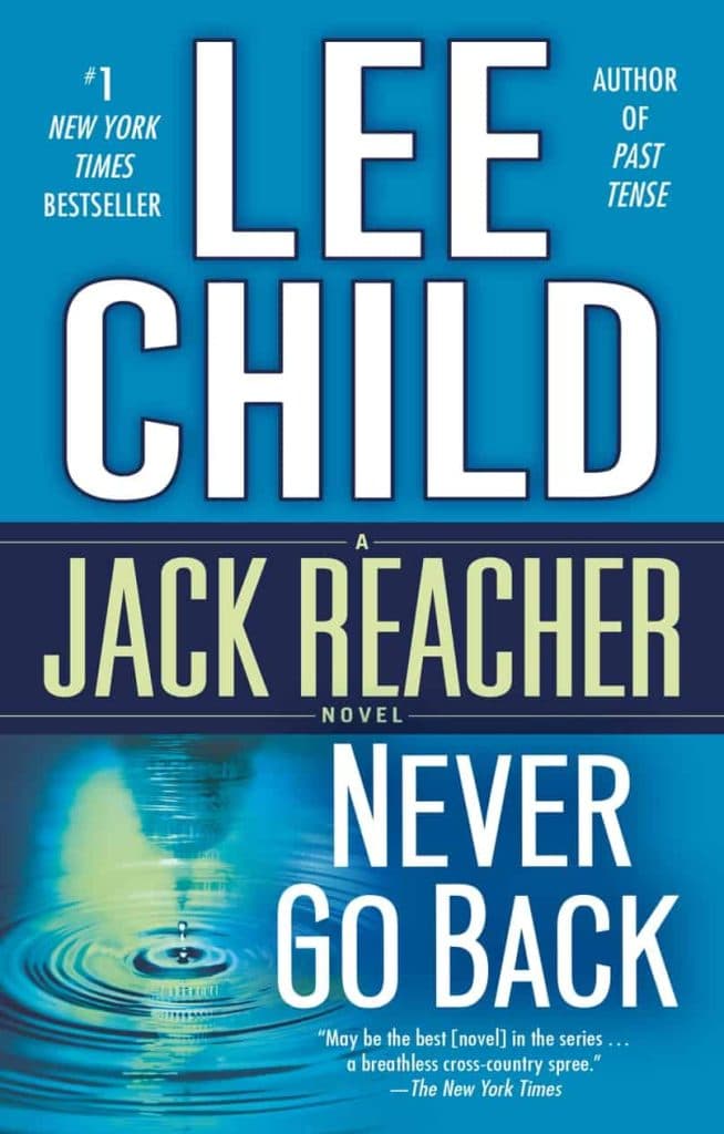 Jack Reacher Never Go Back cover