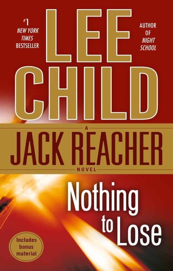 Jack Reacher Nothing to Lose cover