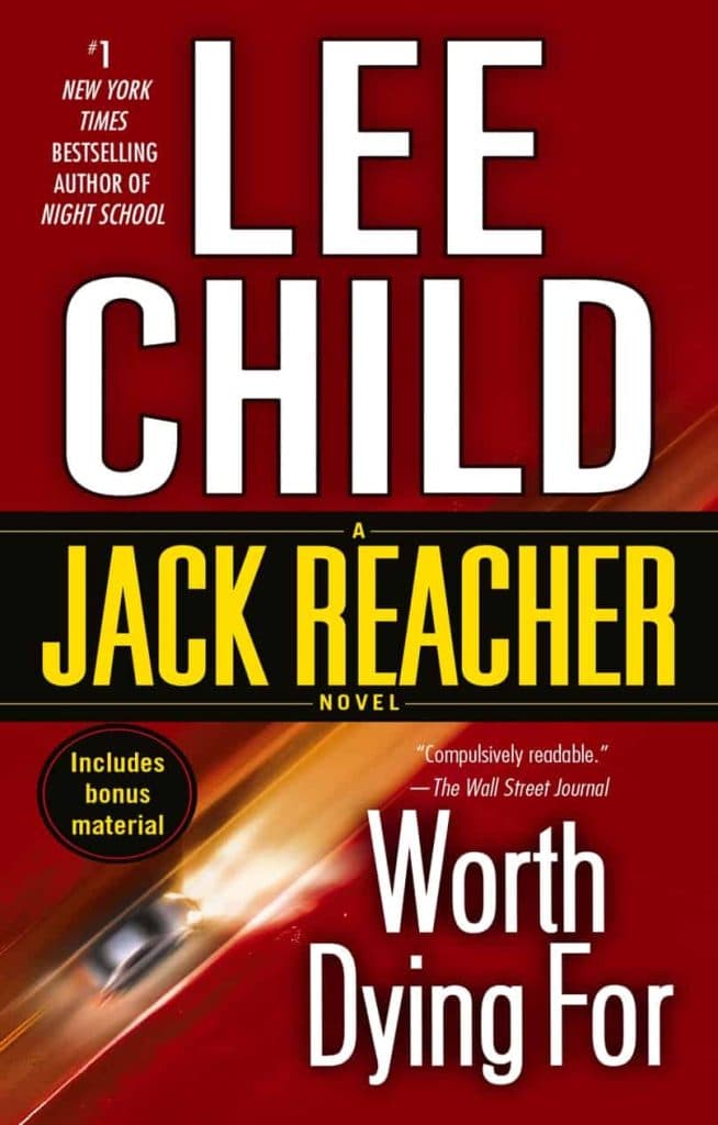 Jack Reacher Worth Dying For cover