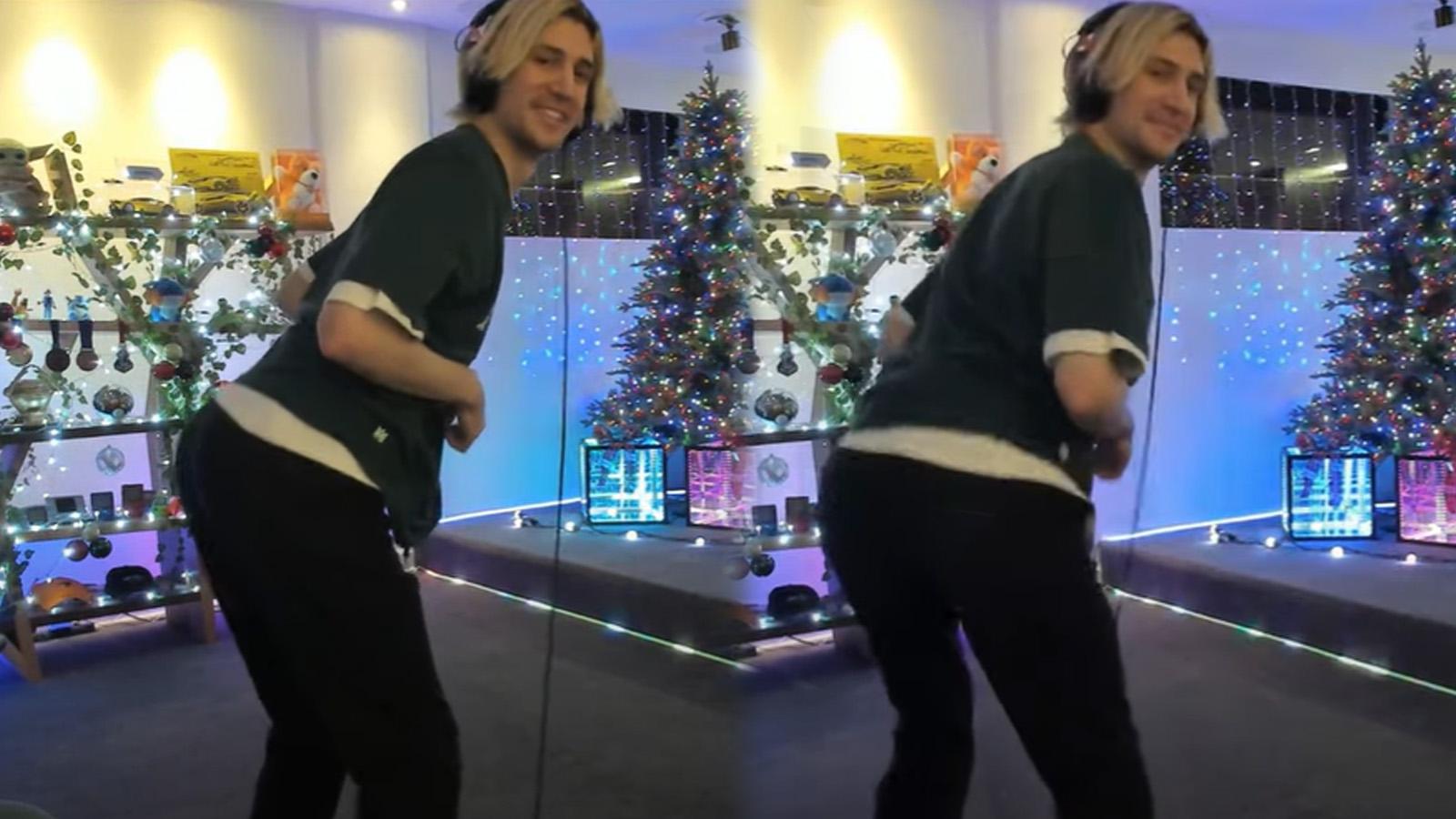 xQc twerks on stream to celebrate updated Twitch guidelines on sexual content
