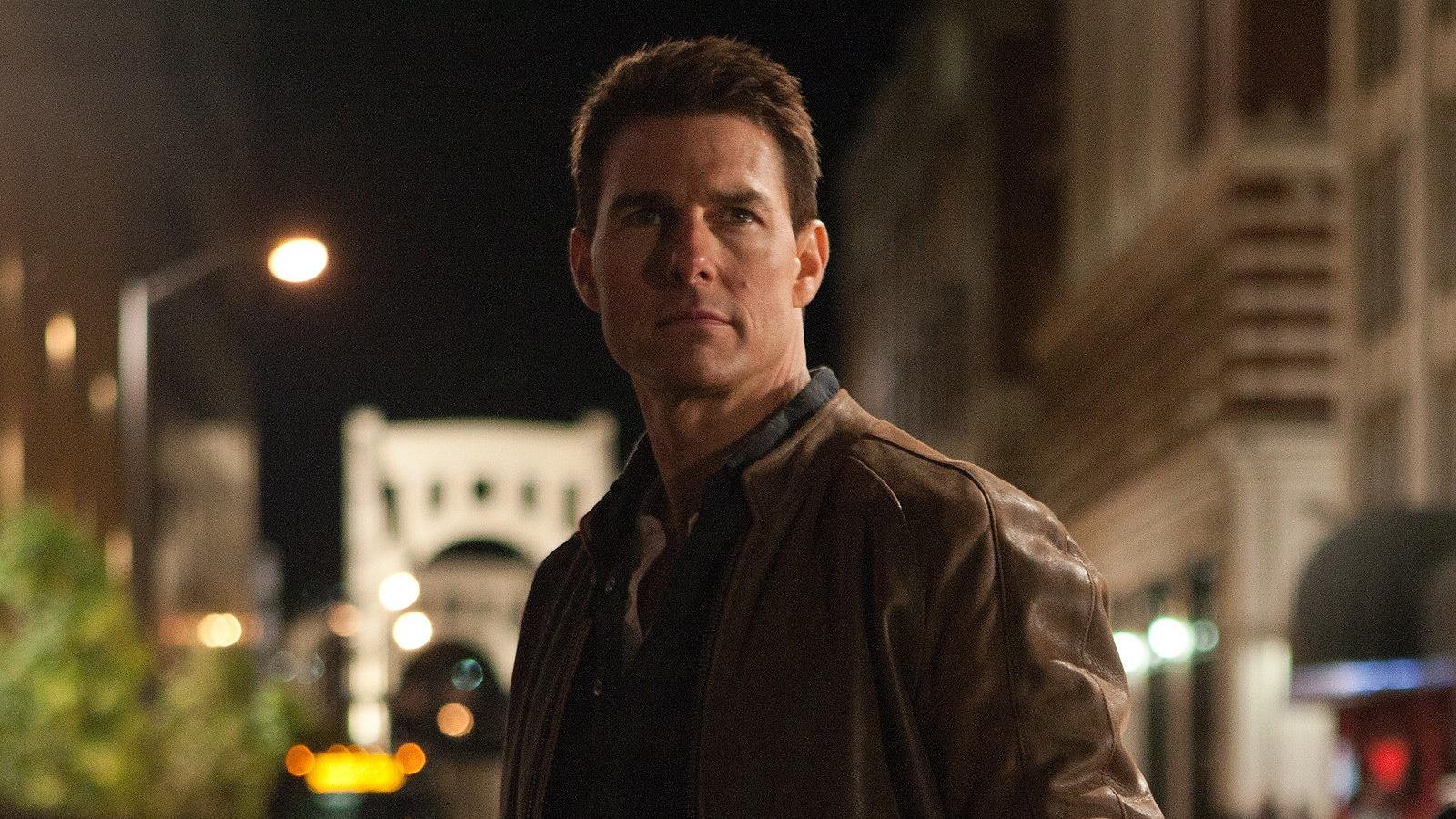 Tom Cruise in the Jack Reacher movies