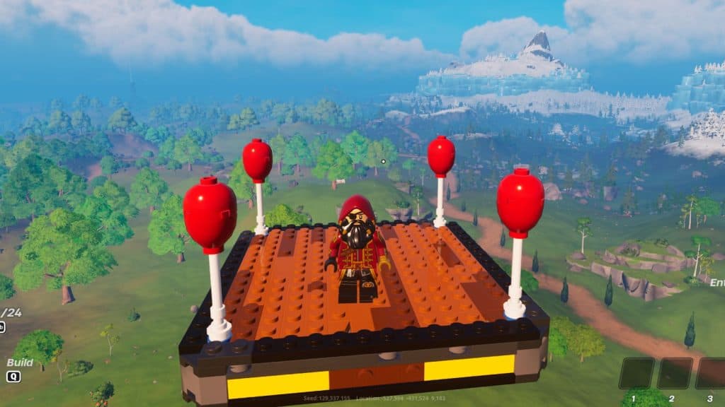 Making builds fly in LEGO Fortnite