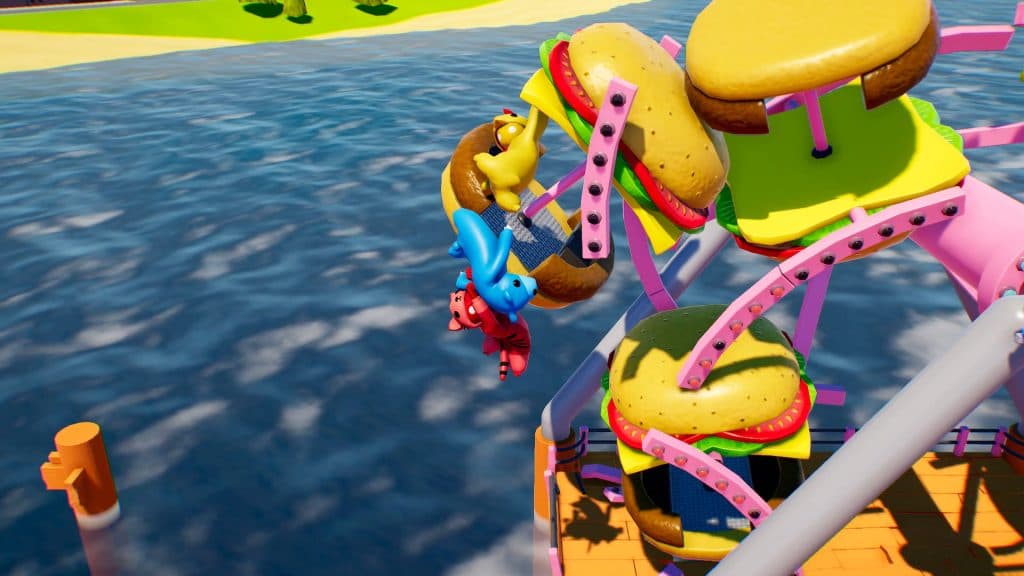 An image from Gang Beasts, a co-op game similar to Fall Guys.