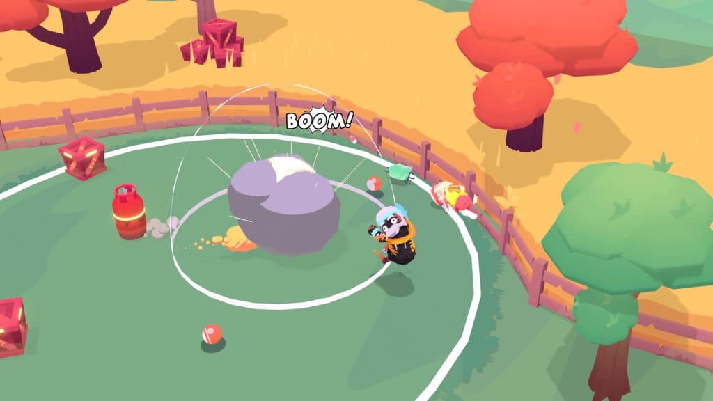 A screenshot of Dodgeballers gameplay.
