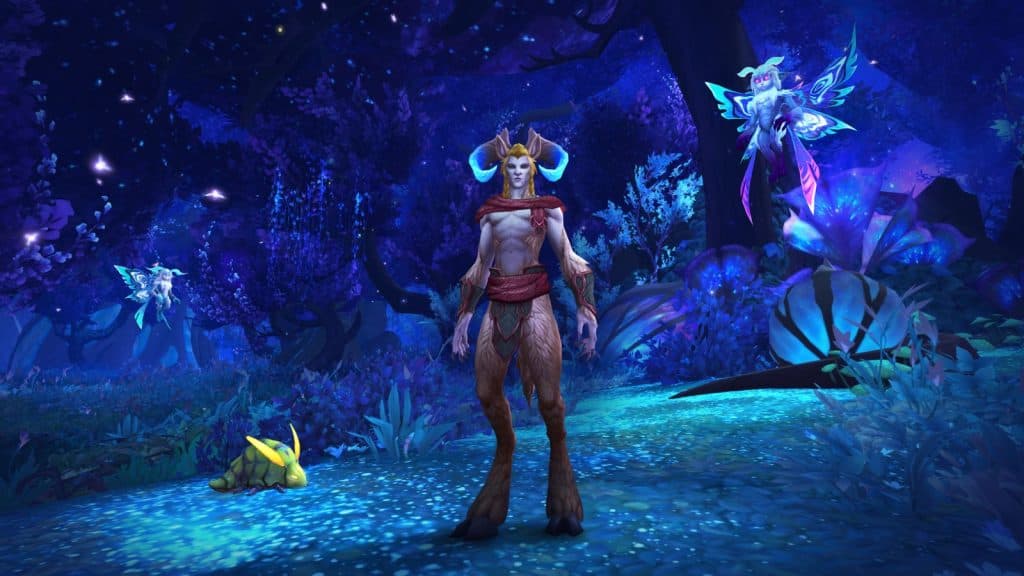 An NPC stands by in World of Warcraft Shadowlands