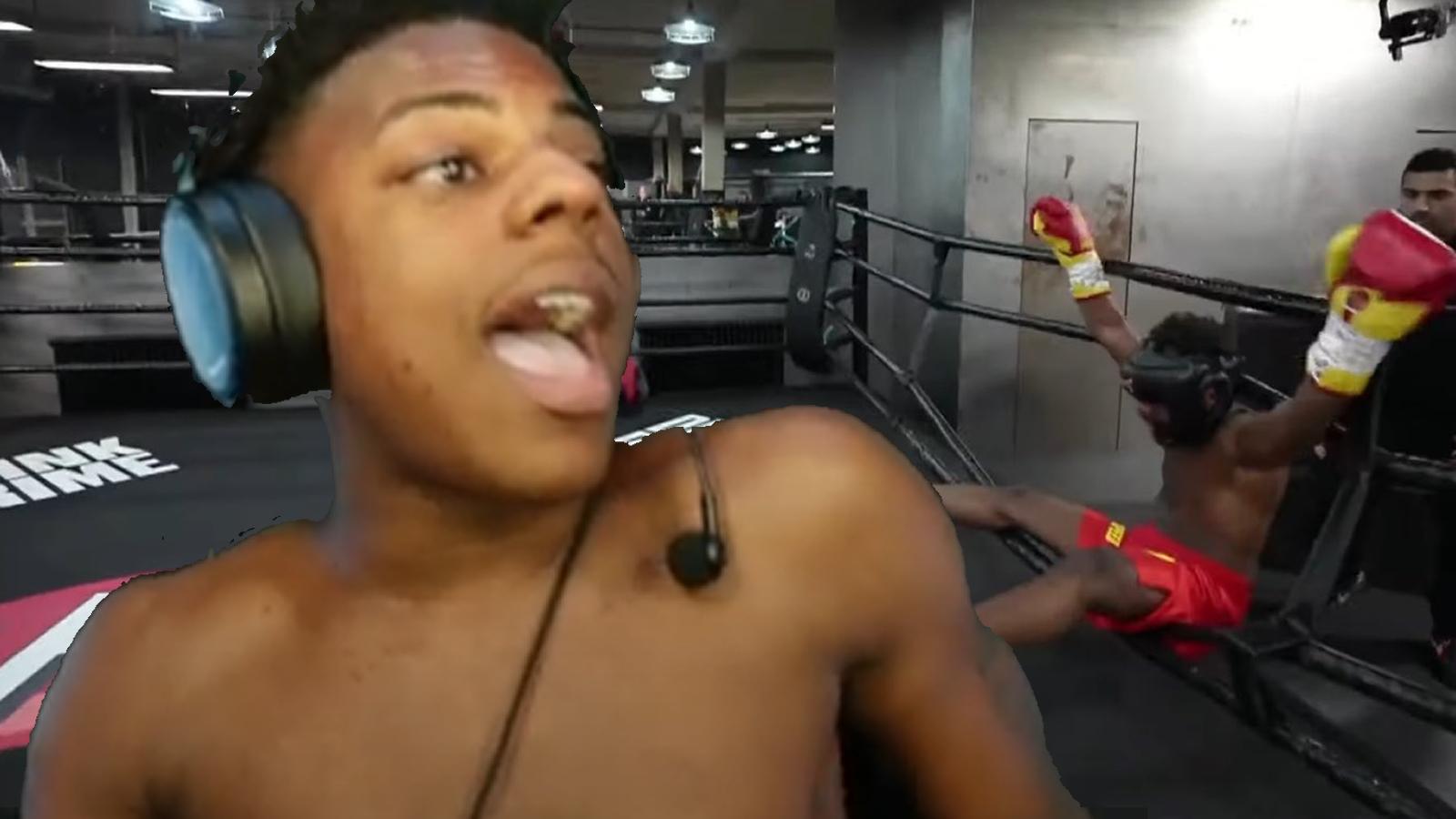 IShowSpeed irate after KSI lil bro'd him during lopsided sparring match 