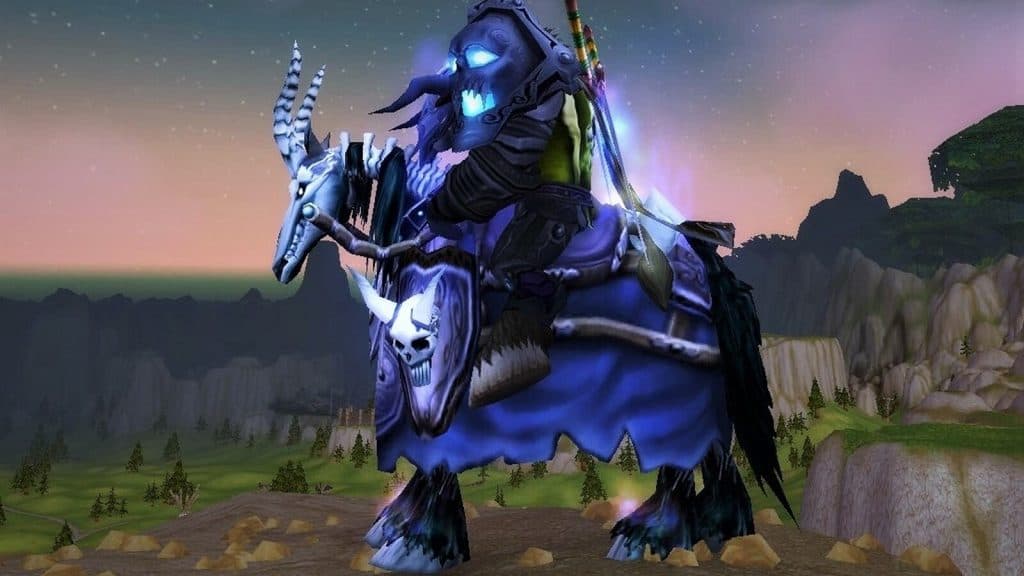 Rivendare's Deathcharger mount in WoW
