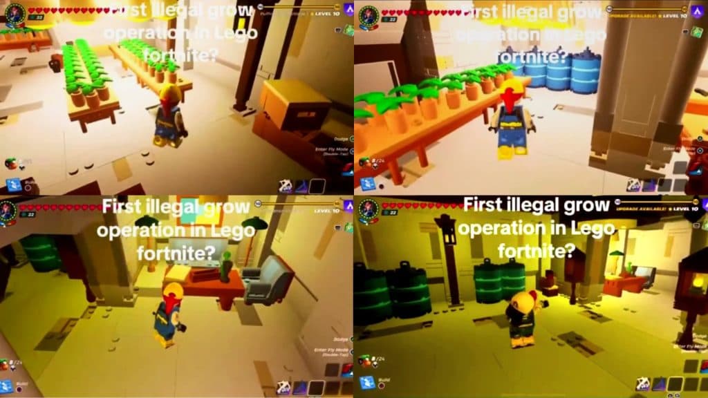 LEGO Fortnite marijuana farm