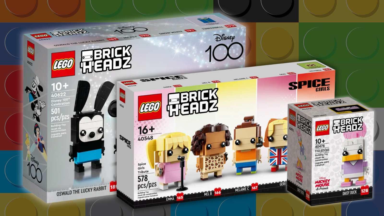 Three of the LEGO BrickHeadz sets discounted at LEGO