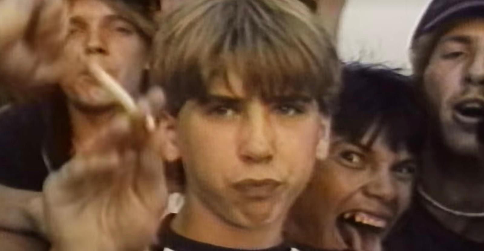 Still of teens in 80s from Netflix documentary Hell Camp: Teen Nightmare