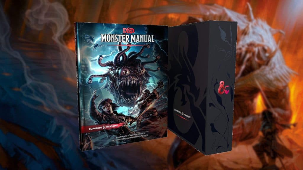 D&D monster manual and fire giant background