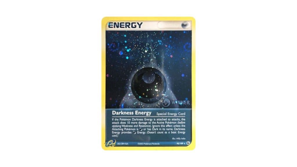 Darkness Energy Pokemon TCG card