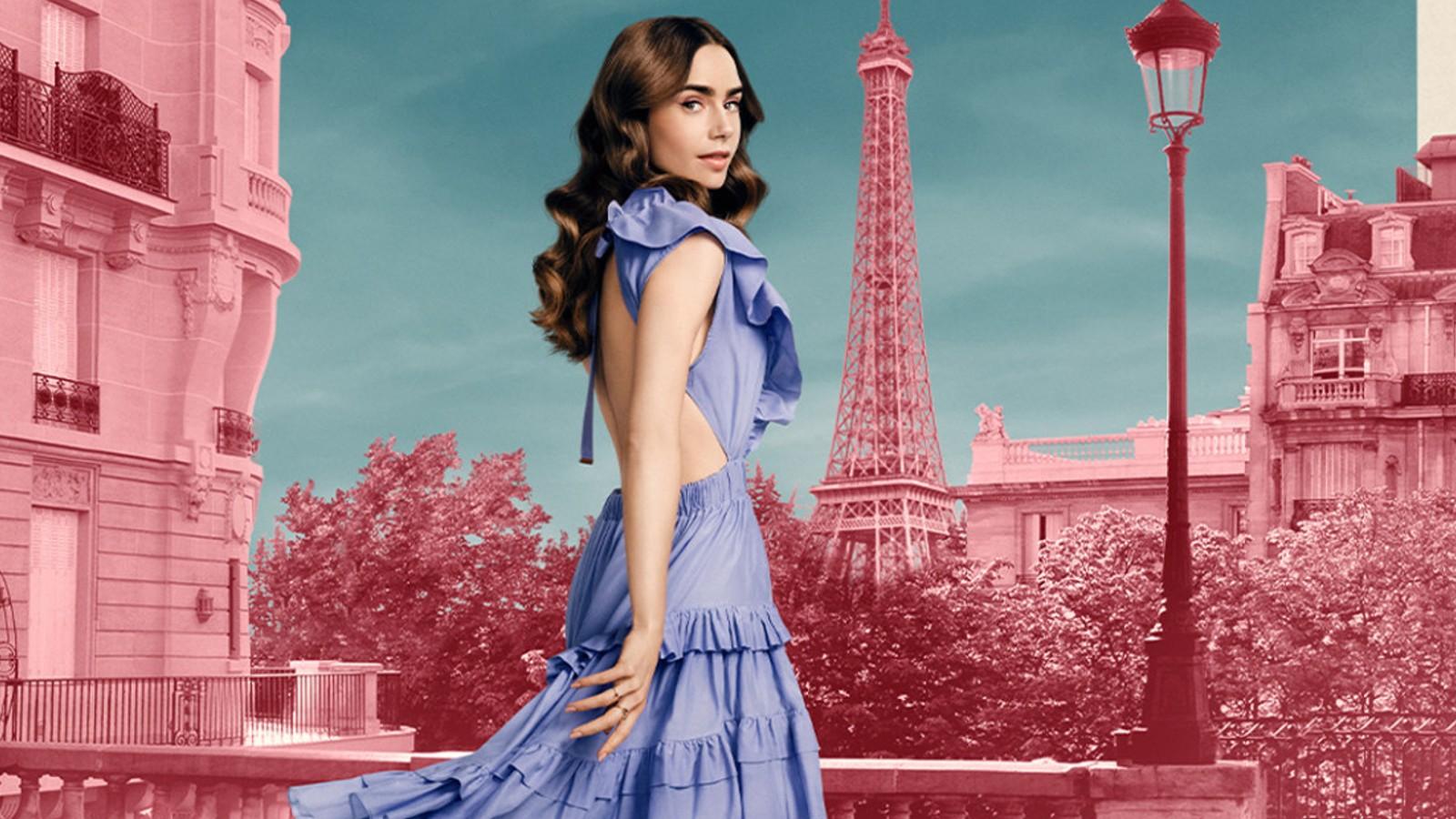 Lily Collins as Emily, in Paris.