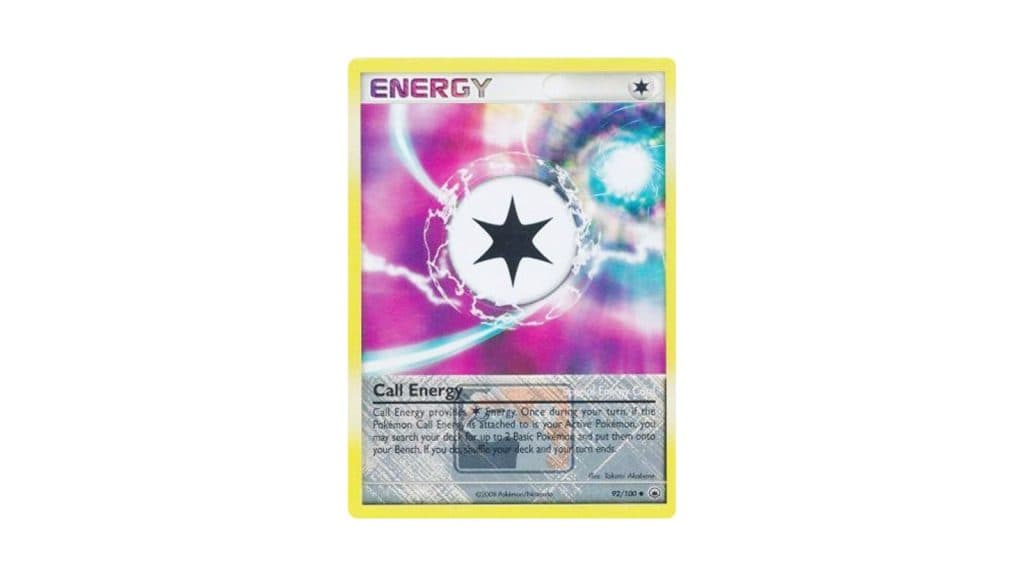 Call Energy Pokemon TCG Card