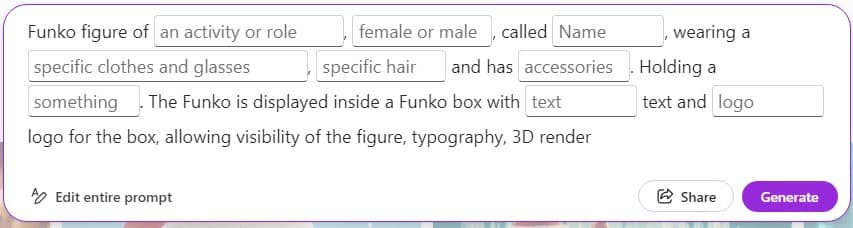 How to create a Funko Pop of yourself using AI
