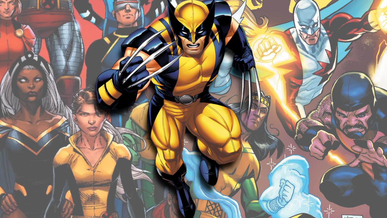 Wolverine alongside the X-Men and Alpha Flight