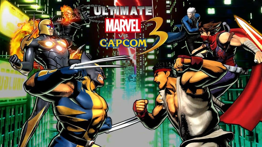 Cover art for Ultimate Marvel vs. Capcom 3