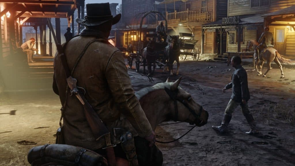 An image of Red Dead Redemption 2 gameplay.