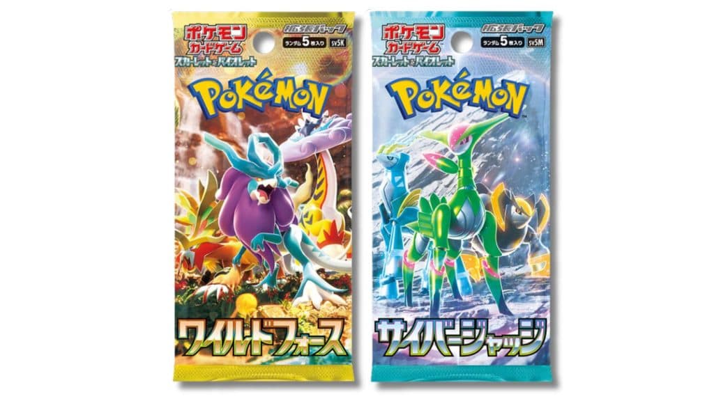 Wild Force and Cyber Judge TCG packs