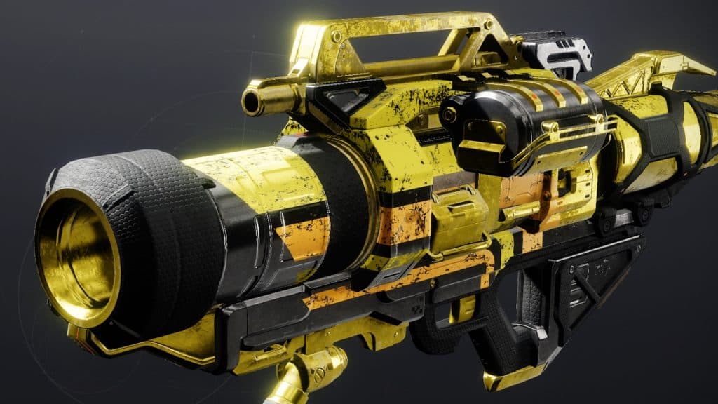 The Crux Termination IV rocket launcher from Destiny 2.