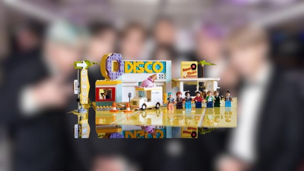 BTS Dynamite LEGO set