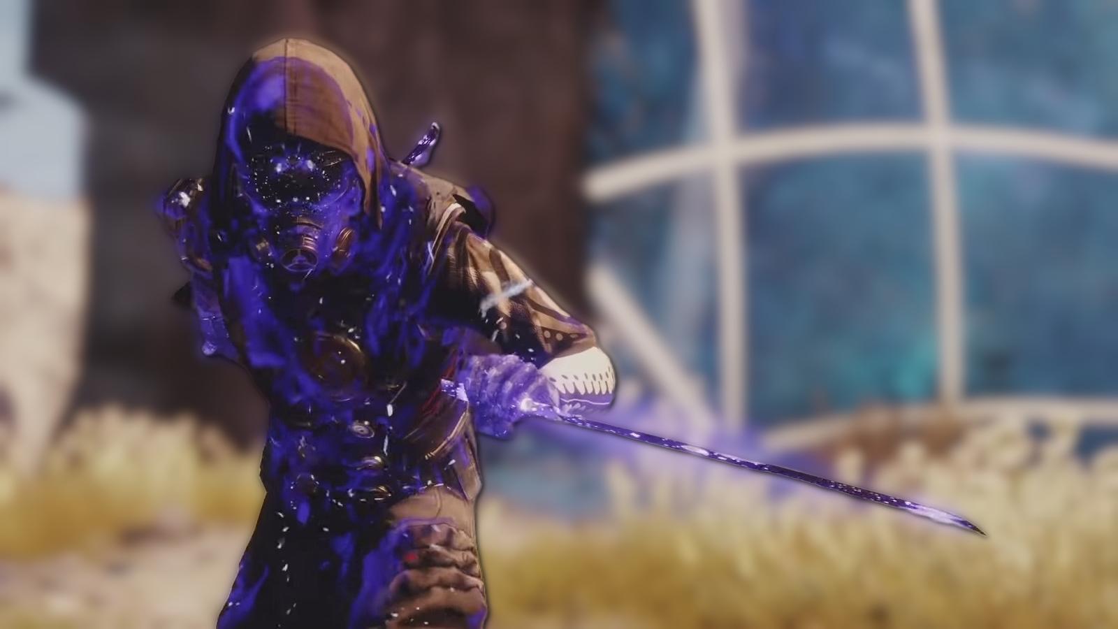 Void Hunter in Destiny 2 Spectral Blade ability.