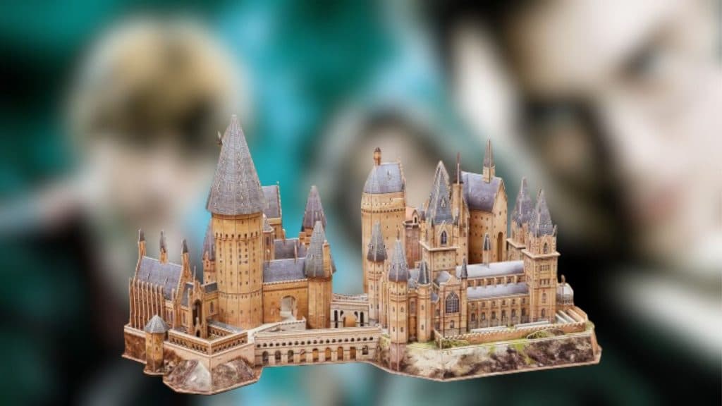 4D Build Harry Potter Hogwarts castle model kit