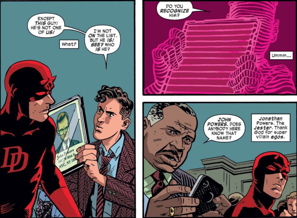 Daredevil can't see phone screens